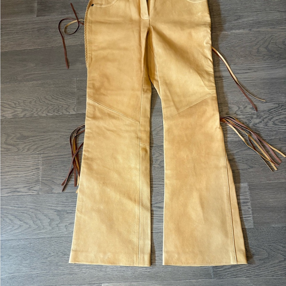 Harley-Davidson Tan Leather Pants